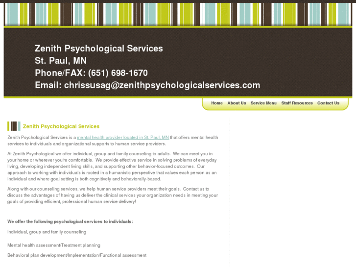 www.zenithpsychologicalservices.com