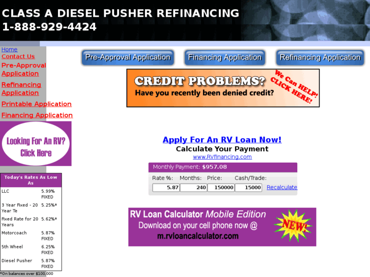 www.classadieselpusherrefinancing.net