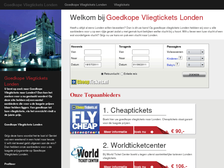 www.goedkopevliegticketslonden.com