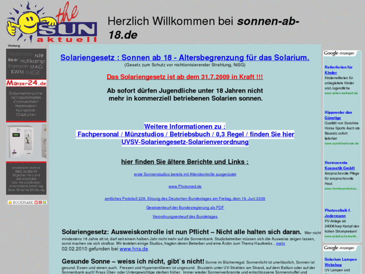 www.solariumverbot.de