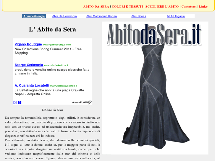 www.abitodasera.it