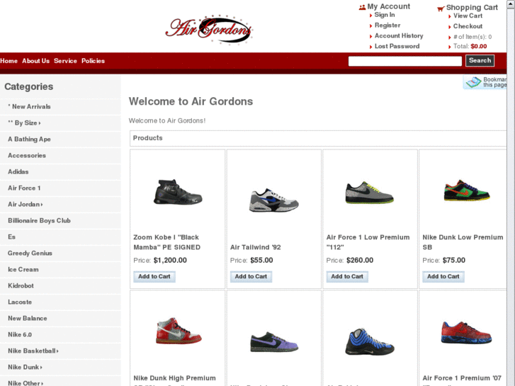 www.airgordans.com