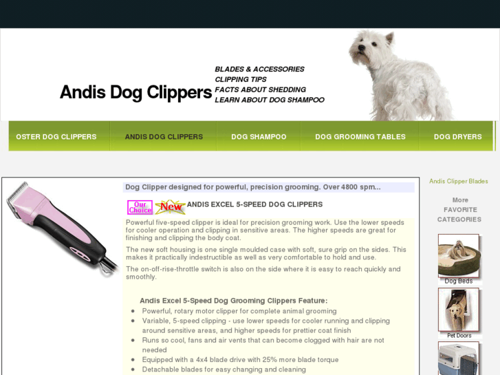 www.andis-dog-clippers.com