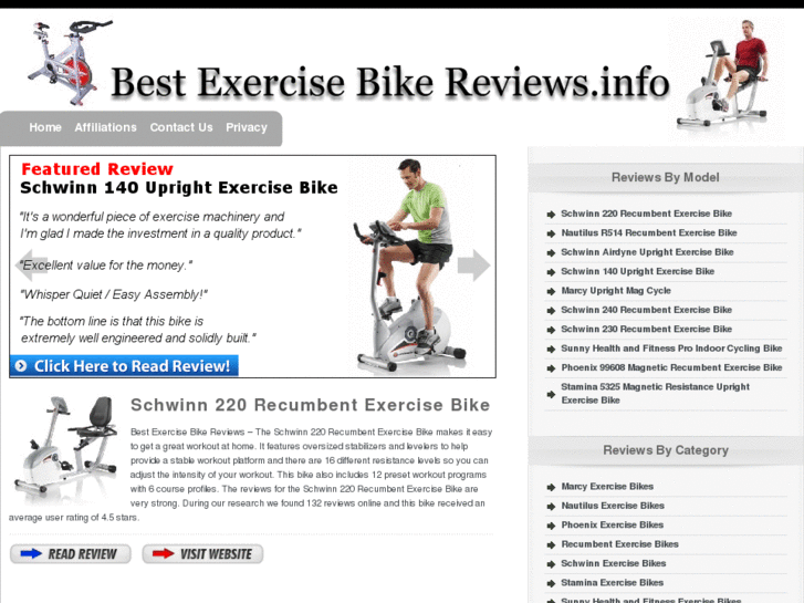 www.bestexercisebikereviews.info