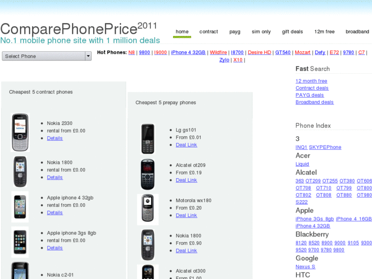 www.comparephoneprice.com