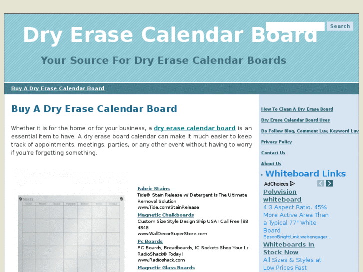 www.dryerasecalendarboard.com