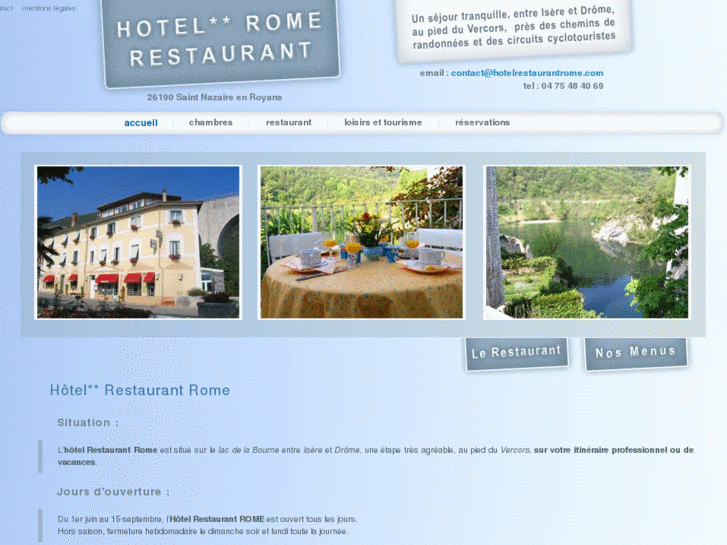 www.hotelrestaurantrome.com