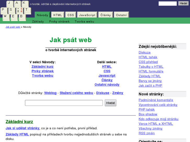 www.jakpsatweb.cz