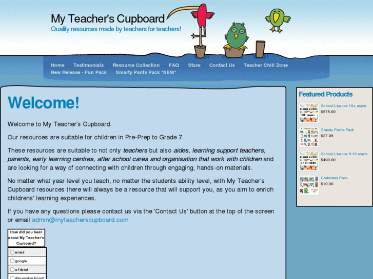 www.myteacherscupboard.com