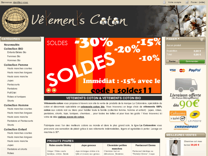 www.vetement-coton.com