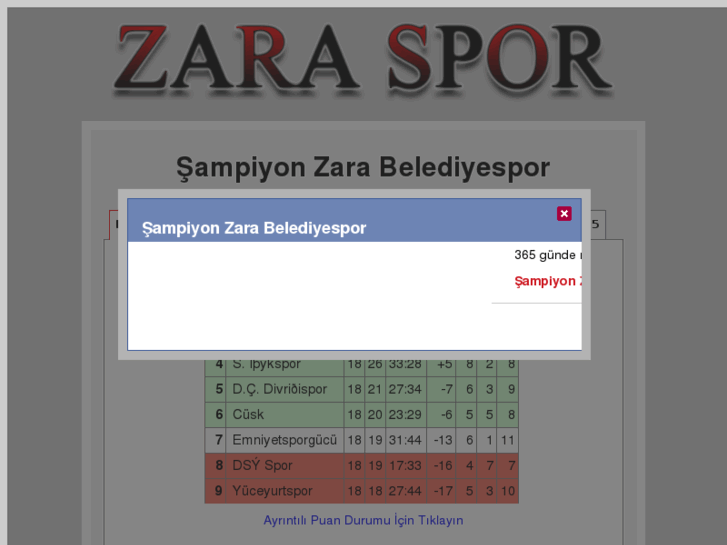 www.zaraspor.com