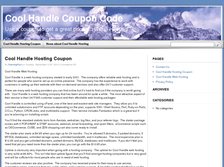 www.coolhandlecouponcode.com