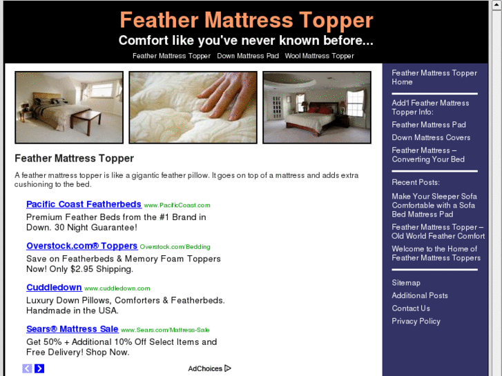 www.feathermattresstopper.org