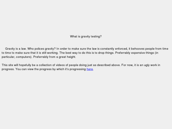 www.gravitytest.net