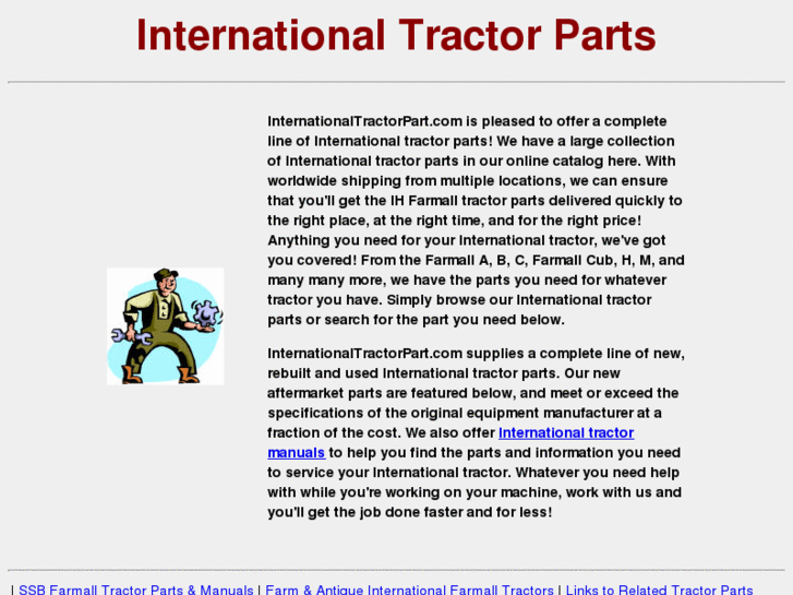 www.internationaltractorpart.com