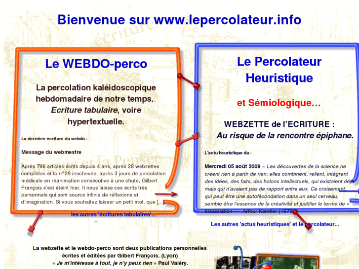 www.lepercolateur.info