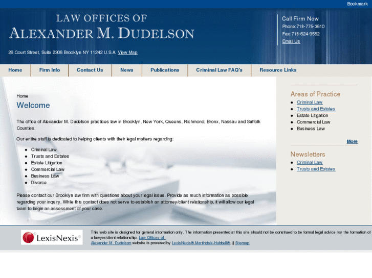 www.dudelsonlaw.com