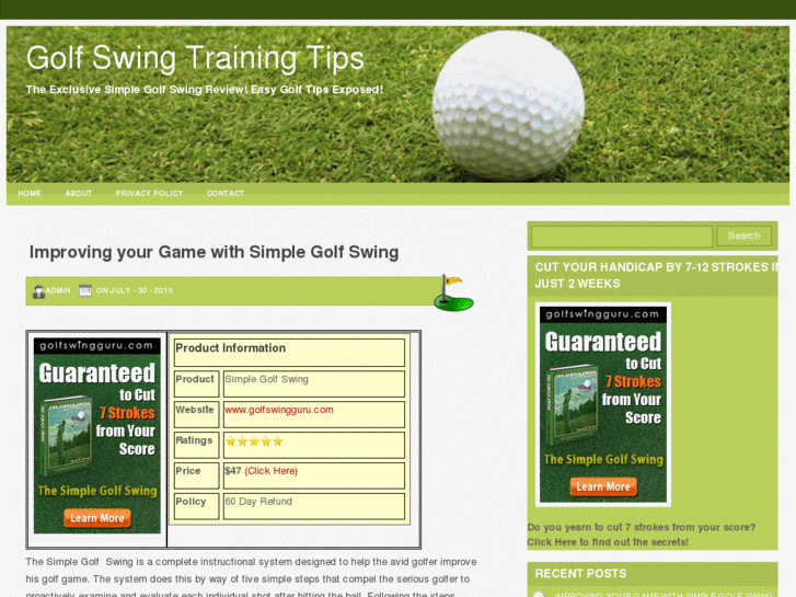 www.golfswingtrainingtips.com