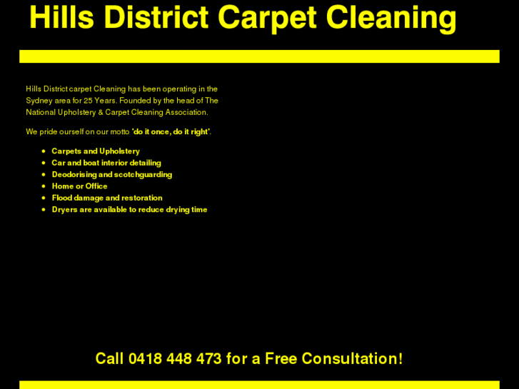 www.hillsdistrictcarpetcleaning.com