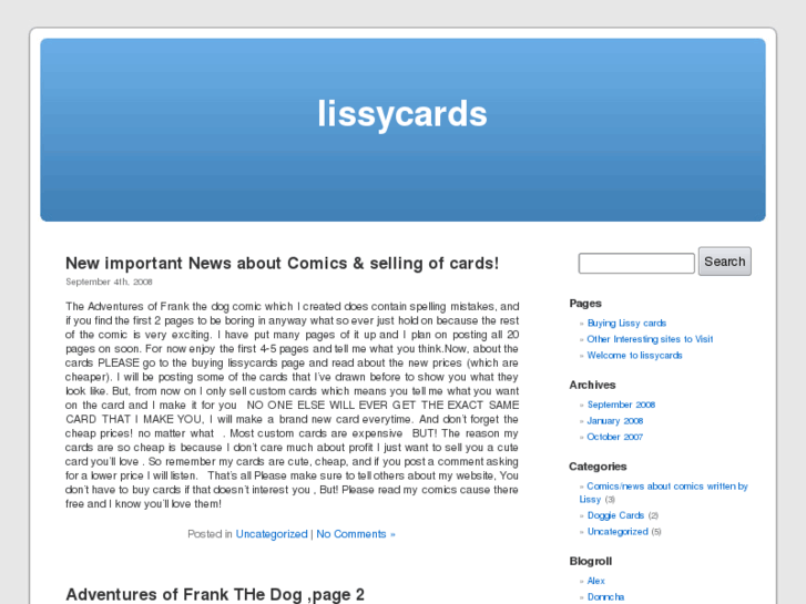 www.lissycards.com