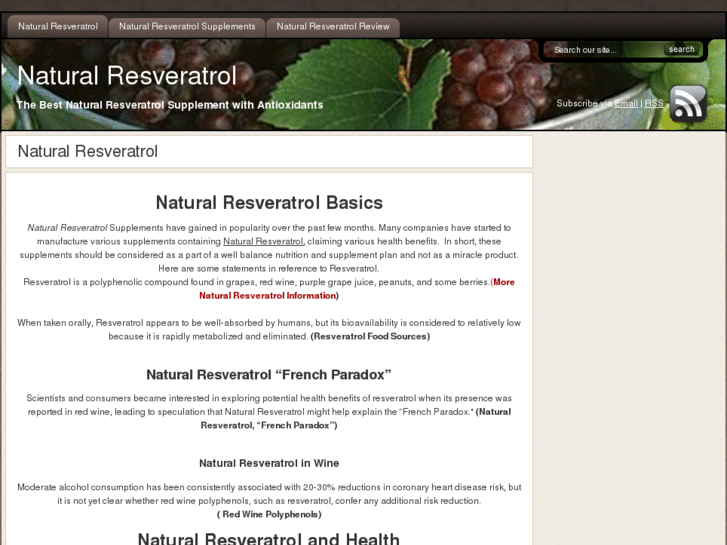 www.naturalresveratrol.com