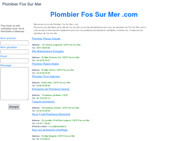 www.plombierfossurmer.com