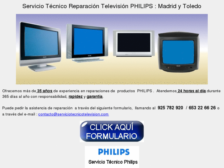 www.serviciotecnicophilips.com