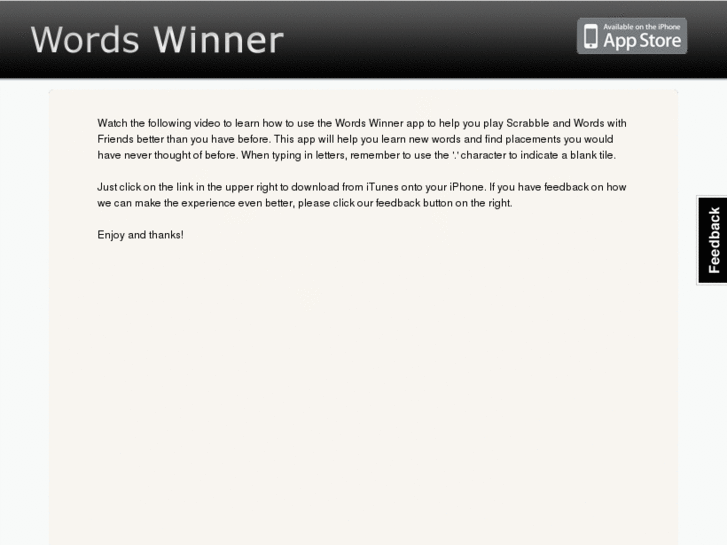 www.wordswinner.com