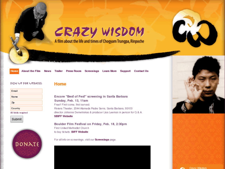 www.crazywisdomthefilm.net