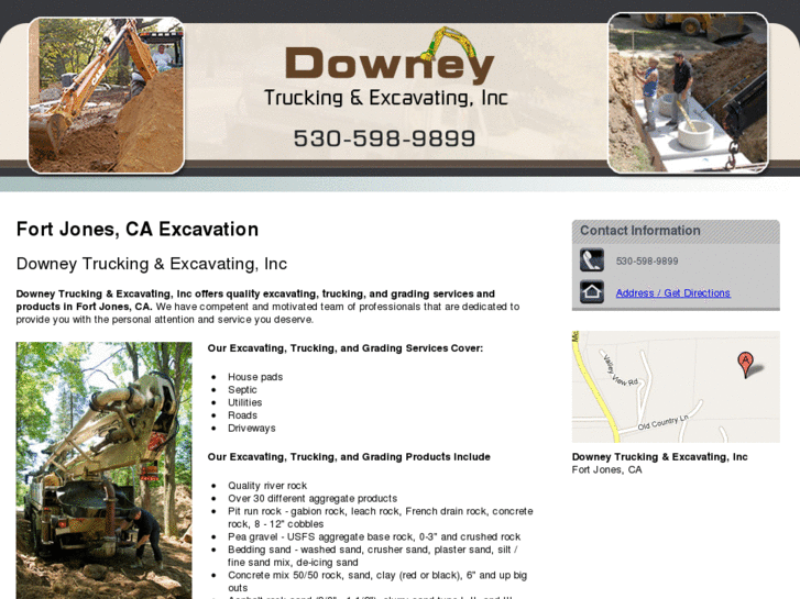 www.downeytruckingandexcavating.com