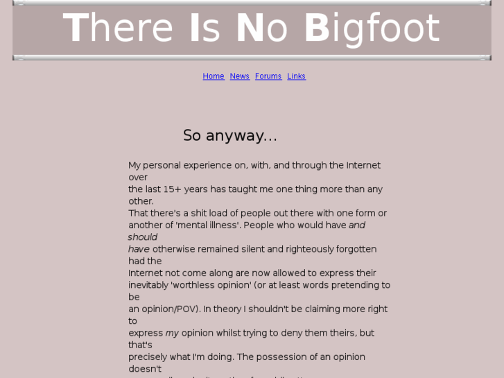 www.thereisnobigfoot.com