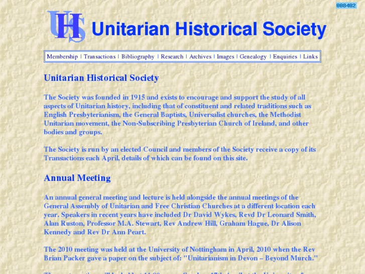 www.unitarianhistory.org.uk