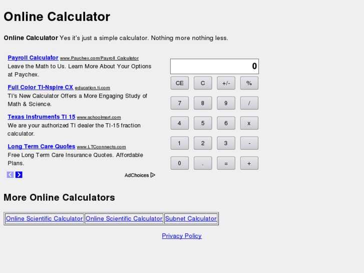 www.calculator-online.info
