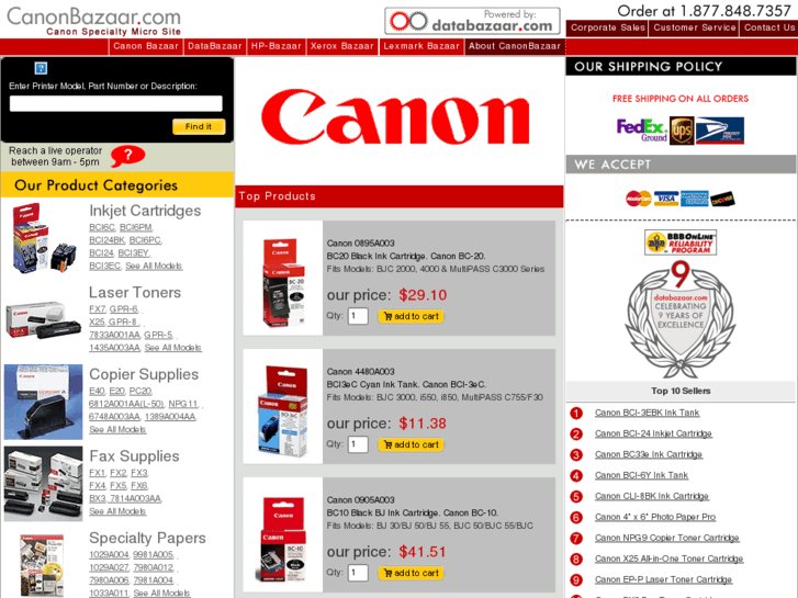 www.canonbazaar.com