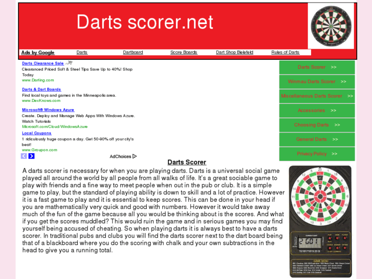 www.dartsscorer.net