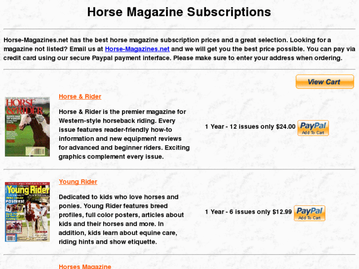 www.horse-magazines.net