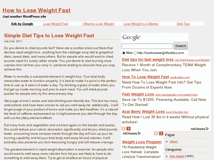 www.howtoseweightfasttips.com