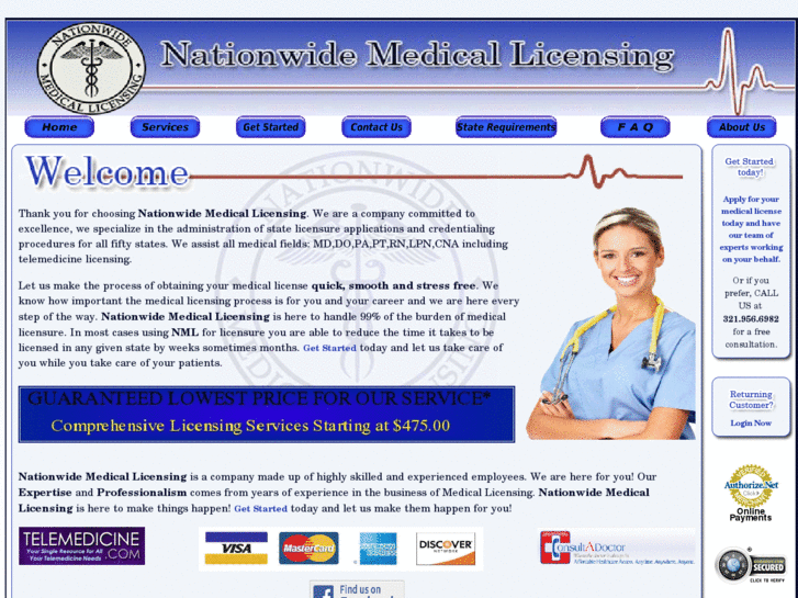 www.nationwidemedicallicensing.com