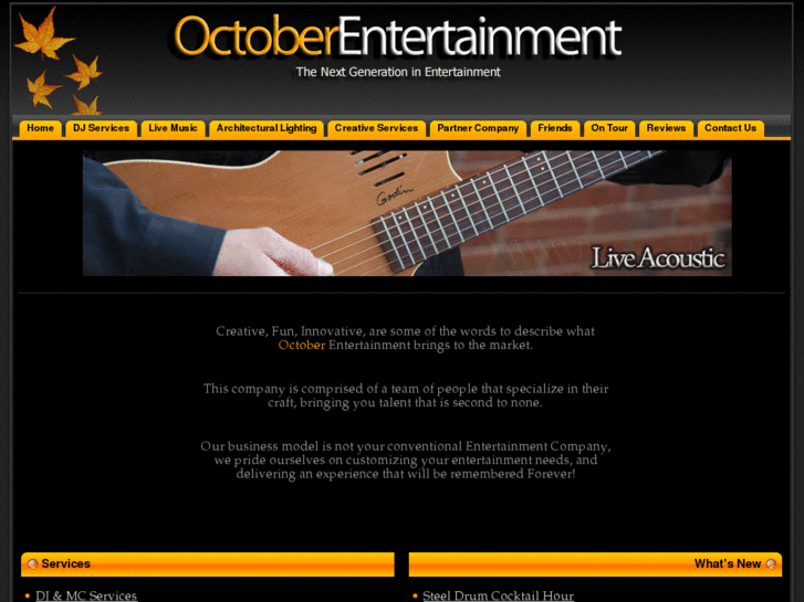 www.octoberentertainment.com