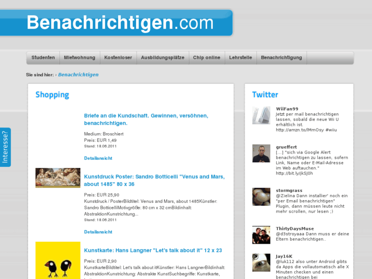 www.benachrichtigen.com