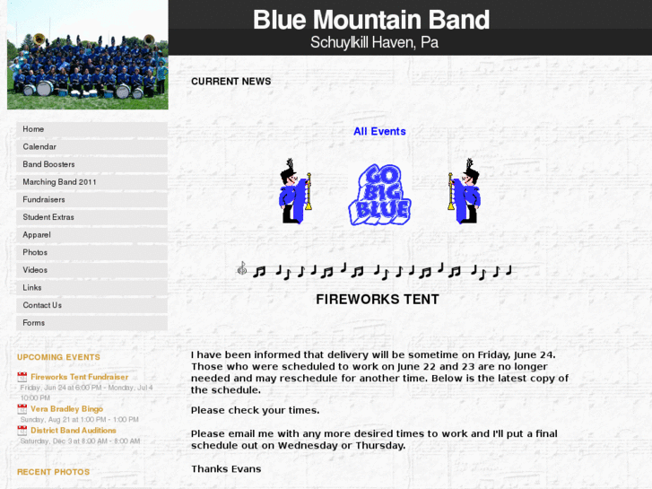 www.bluemountaineagleband.org