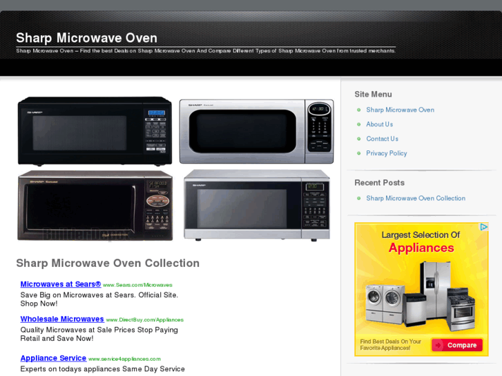 www.sharpmicrowaveoven.com