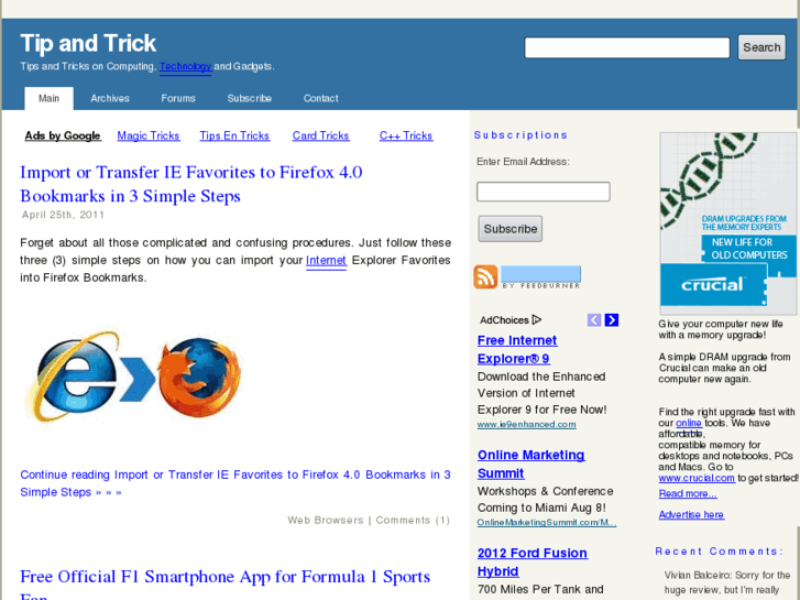 www.tipandtrick.net