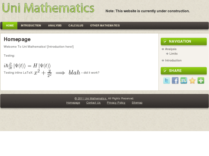 www.unimathematics.com