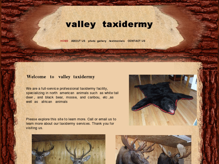 www.valleytaxidermy.net