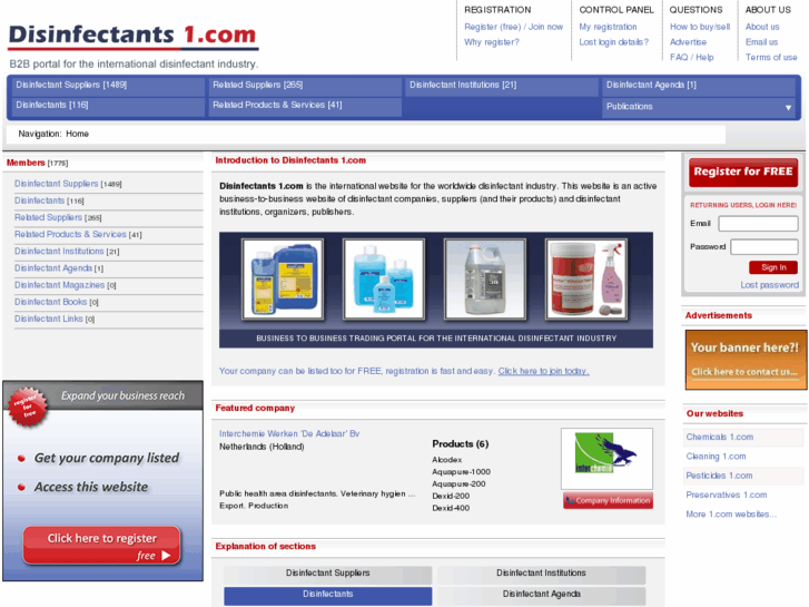 www.disinfectants1.com