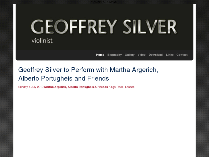 www.geoffreysilver.org