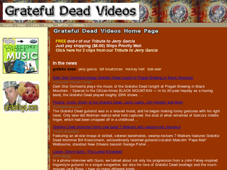 www.gratefuldeadvideos.com