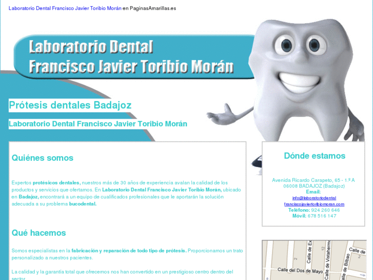 www.laboratoriodentalfranciscojaviertoribiomoran.com