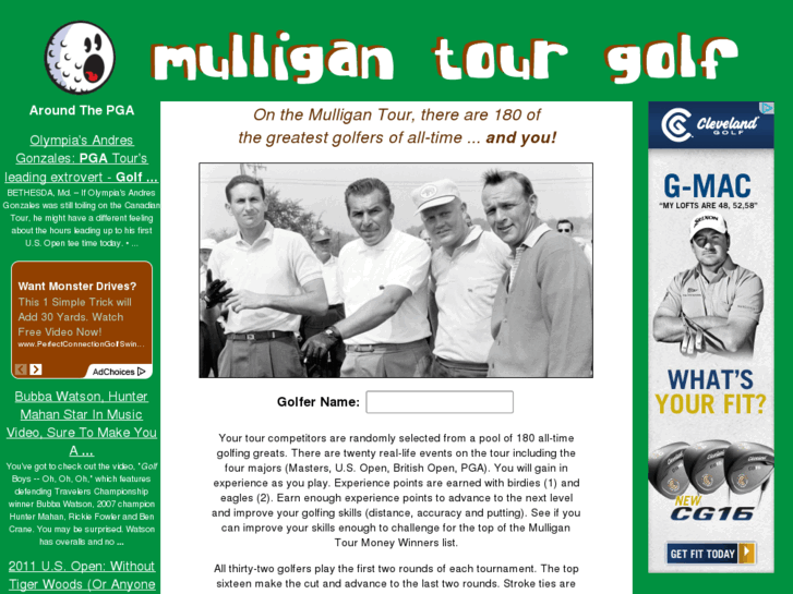 www.mulligantourgolf.com